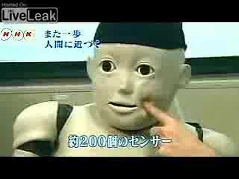 Youtube: Most disturbing robot ever (Japanese child robot)