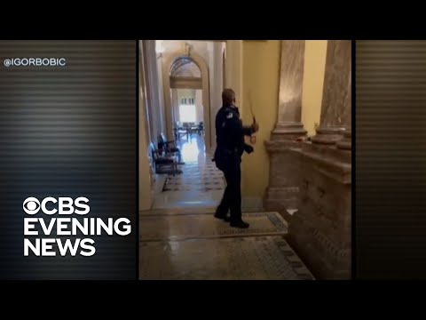 Youtube: Officer hailed as a hero for leading Capitol rioters away from lawmakers