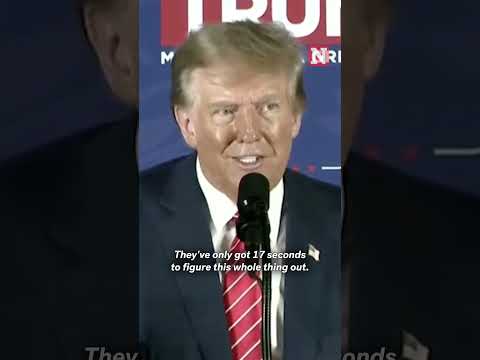 Youtube: Trump Gives Bizarre Explanation of How Missiles Launches Work