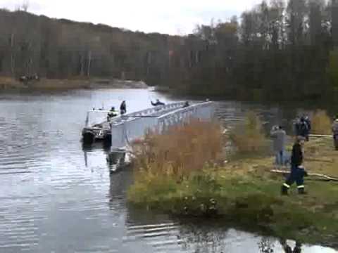 Youtube: Schwierige Montage mittels Verschiffung am Kaolinsee