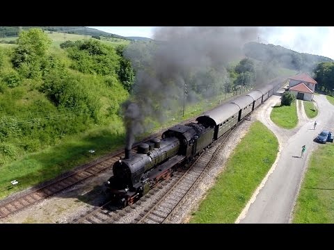 Youtube: Trains From The Air -  steam train w sound-Dampflok Luftaufnahmen