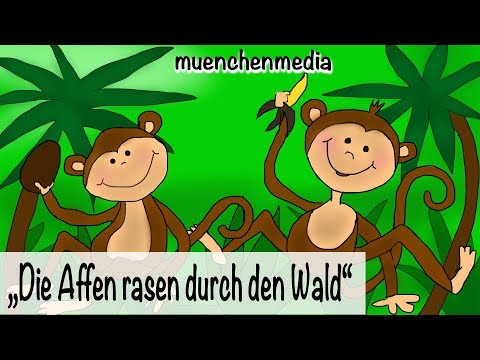 Youtube: 🎵 Die Affen rasen durch den Wald - Kinderlieder deutsch | Kinderparty Musik - muenchenmedia