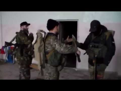 Youtube: Широкино. Чеченский батальон имени Шейха Мансура (на стороне Украины) на передовой