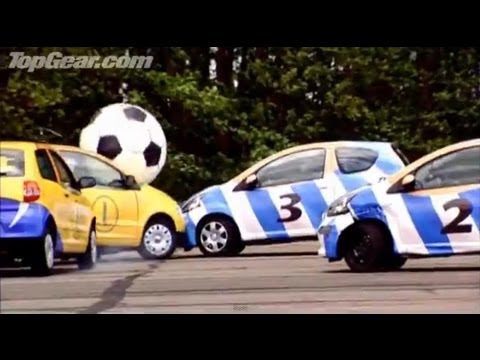 Youtube: Car football - Volkswagen Fox vs. Aygo - Top Gear - BBC
