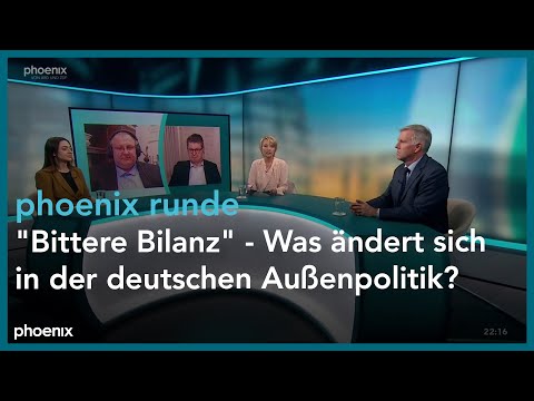 Youtube: phoenix runde: "Bittere Bilanz" - Was ändert sich in der deutschen Außenpolitik?