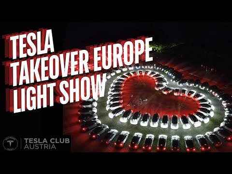 Youtube: Tesla Takeover Light Show 2024