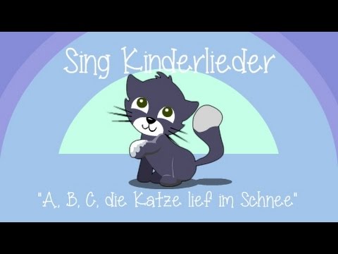 Youtube: ABC, die Katze lief im Schnee - Kinderlieder zum Mitsingen | Sing Kinderlieder