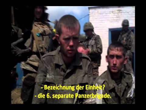 Youtube: Russische Soldaten in Gefangenschaft August 2014