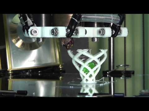 Youtube: A 3D Print That Looks Like It Comes Out Of Thin Air. Time Laps & Real Time. Rostock Printer