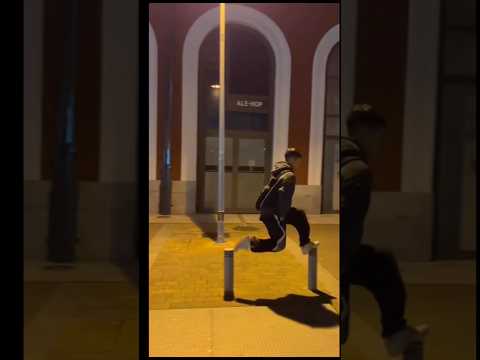 Youtube: #fur #man #monkey #walk #bollards #displaying #strength #peace #buycanadian #tolive