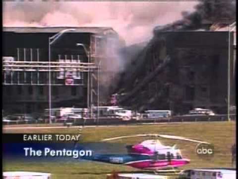 Youtube: 9/11 Pentagon Collapse and Damage ABC Sept. 11, 2001 6:40 PM