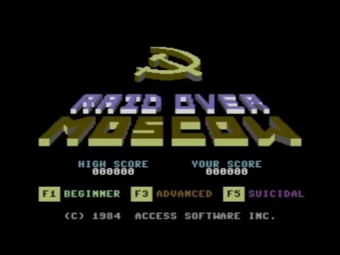 Youtube: Raid Over Moscow C64 Longplay [122] Full Playthrough / Walkthrough (no commentary) #c64 #retrogaming