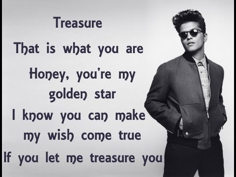 Youtube: Treasure - Bruno Mars (Lyric Video)
