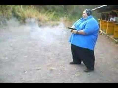 Youtube: Fat Man with a Gun