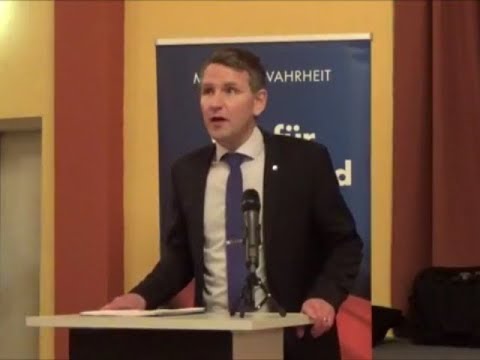 Youtube: AKTUELL : REDE BJÖRN HÖCKE ( AFD ) AM 20.JANUAR IN DER LUTHERSTADT EISLEBEN.