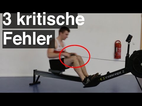 Youtube: 3 kritische FEHLER die wirklich JEDER beim Rudern auf dem Rudergerät macht aber vermeiden sollte