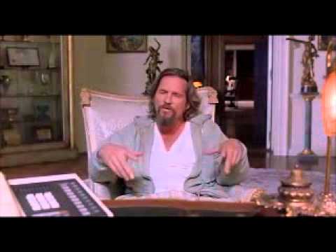 Youtube: The Big Lebowski - The Dude & Mr. Lebowski meet