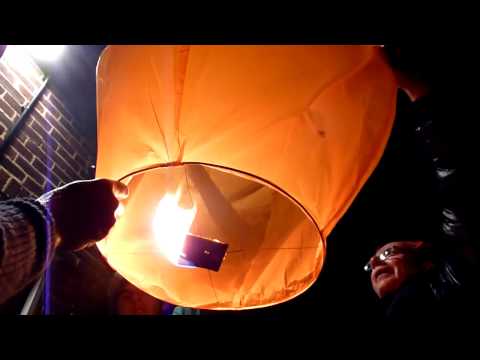 Youtube: How NOT to launch a sky lantern!