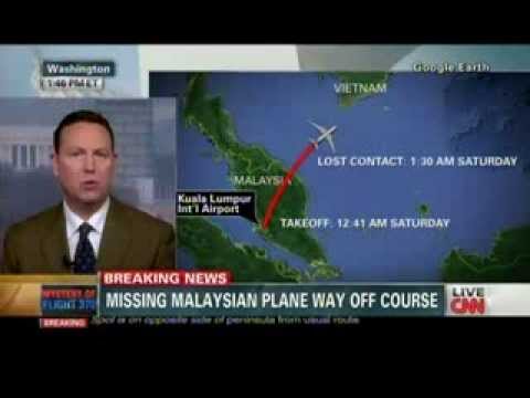 Youtube: CNN BREAKING NEWS::MH370 Fly Way Off Course#2 [12Mar2014]