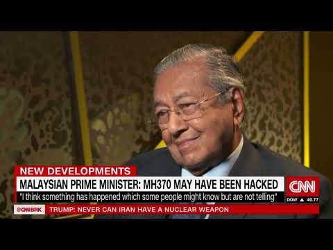 Youtube: Malaysian Prime Minister: MH370 may have been hacked