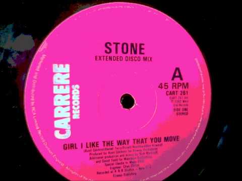 Youtube: Stone  - Girl i like the way that you move. 1982 (12" Soul / Funk classic)