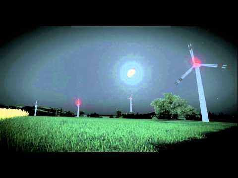 Youtube: Windpark Mont-Crosin bei Nacht