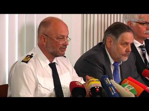 Youtube: Fall Anneli: Pressekonferenz aus der Polizeidirektion Dresden
