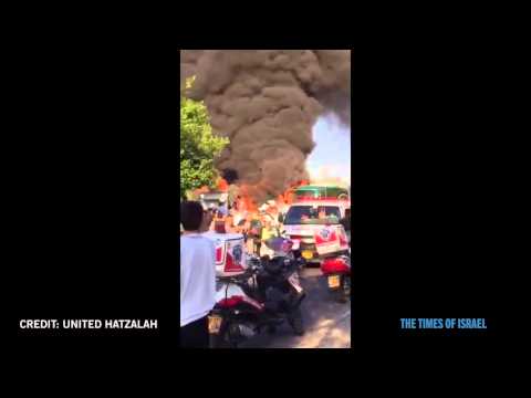 Youtube: Bus explosion in Jerusalem