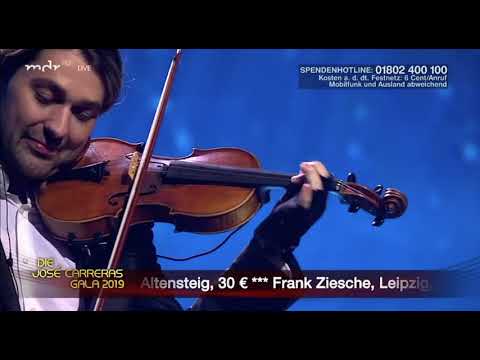 Youtube: David Garrett - Claude Debussy "Clair de Lune" mit Anmoderation José Carreras
