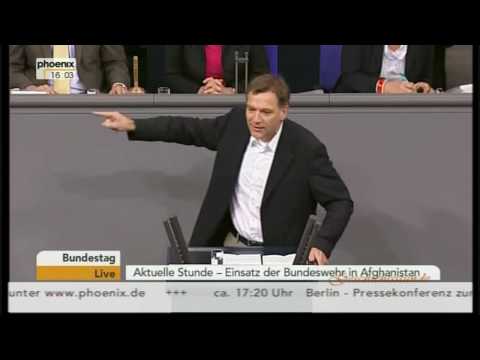 Youtube: Jan van Aken (Linke) - Herr zu Guttenberg, Sie haben keine Lizenz zu töten