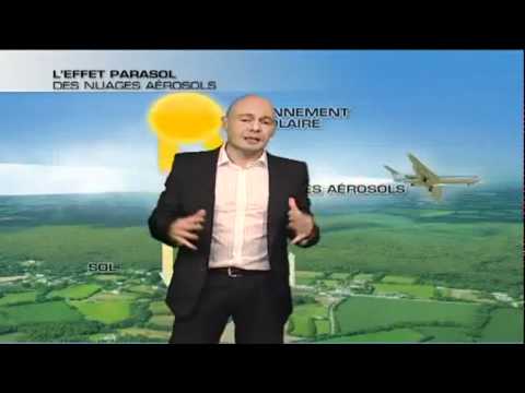 Youtube: L'impact des traînées d'avions par Météo France !