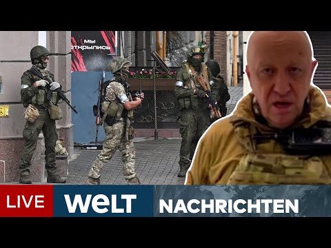 Youtube: PUTINS DEAL: Riesen-Überraschung - Wagner-Söldner brechen wohl Marsch auf Moskau ab | WELT News