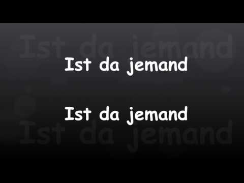 Youtube: Adel Tawil - Ist da jemand - Lyrics