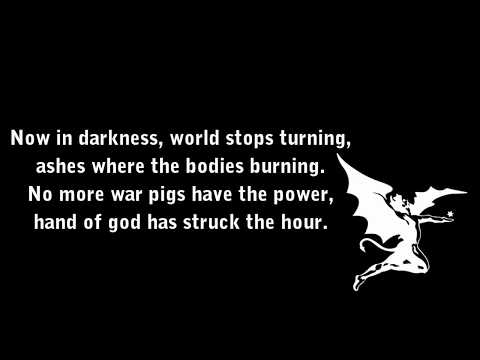 Youtube: Black Sabbath - War Pigs [Lyrics] HQ