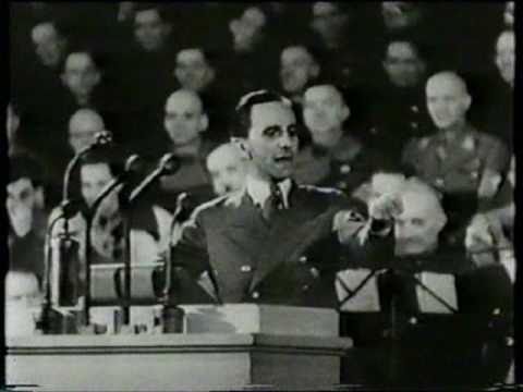 Youtube: Reichspropagandaminister Dr. Goebbels in Görlitz - letzte öffentliche Rede!