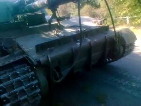 Youtube: Брошенная на дороге укр армией САО 2С3 "Акация"