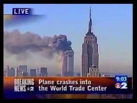 Youtube: 9/11 Second Impact (Flight 175) WCBS2 - Live