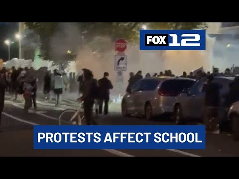 Youtube: Charter school near Portland ICE building plans to move due to ongoing protests