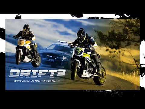 Youtube: ICON - Motorcycle vs. Car Drift Battle 2