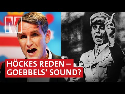 Youtube: Was Höcke und Goebbels verbindet