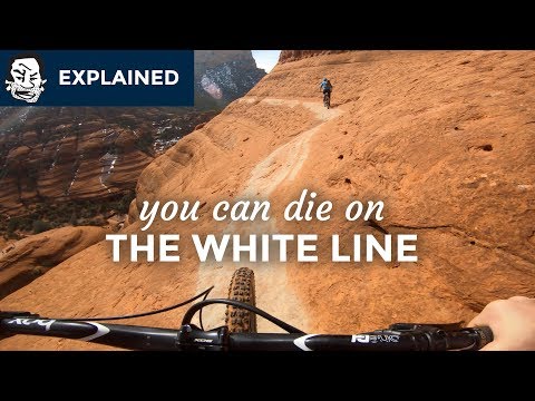 Youtube: The White Line trail is Sketchy and Deadly 💀