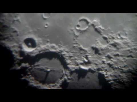 Youtube: The moon, a 250mm telescope, and Strauss 720p