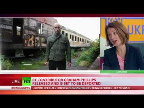 Youtube: 'Because I work for RT': Graham Phillips deported from Ukraine