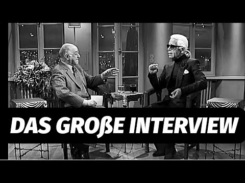 Youtube: Karl Lagerfeld Interview mit Alfred Biolek!