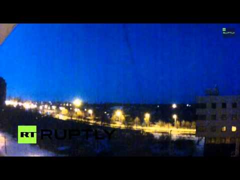 Youtube: 11.01.15 17:45 ДНР, Донецк, украинские фашисты наносят массированный арт-удар по городу