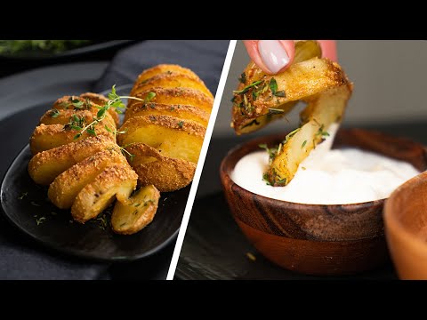 Youtube: Knusprige Hasselback-Kartoffeln Mit Parmesan Und Thymian