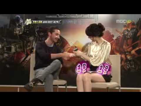 Youtube: Shia LaBeouf and Megan Fox Korean TV show interview for Transformers 2