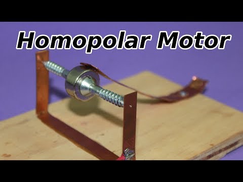 Youtube: Horizontal Homopolar Motor