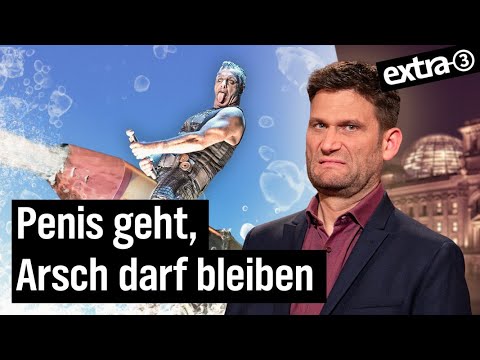 Youtube: Vorwürfe gegen Rammstein: Penis geht, Arsch darf bleiben | extra 3 vom 15.06.2023 | NDR