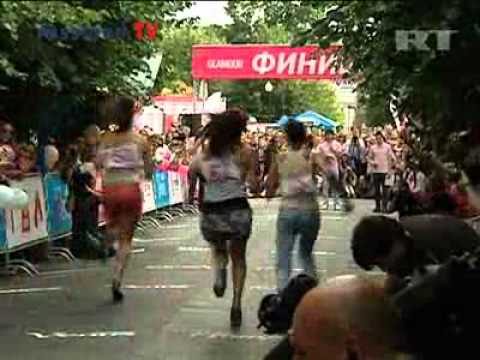 Youtube: High-Heels-Rennen in Russland
